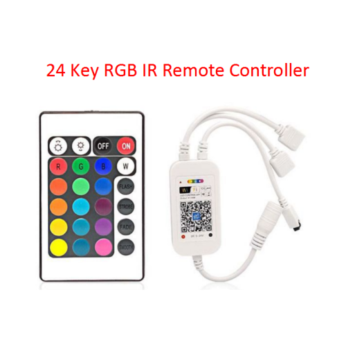 12v Smd 3528 Flexible Led Strip RGB Mini 24 key LED Controller Factory